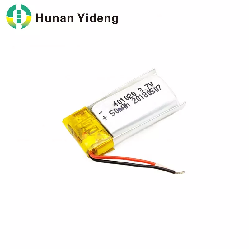 401020 3.7v 500mAh 리튬 폴리머 배터리
