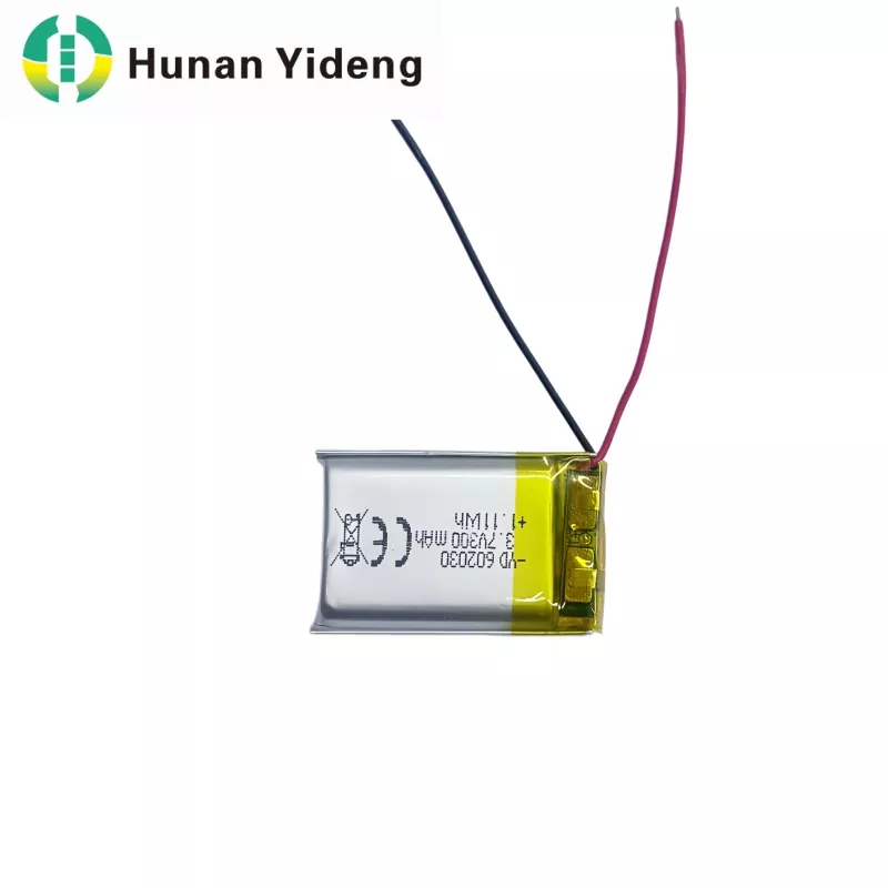 602030 스마트 스피커용 3.7V 300mAh 리튬 폴리머 배터리