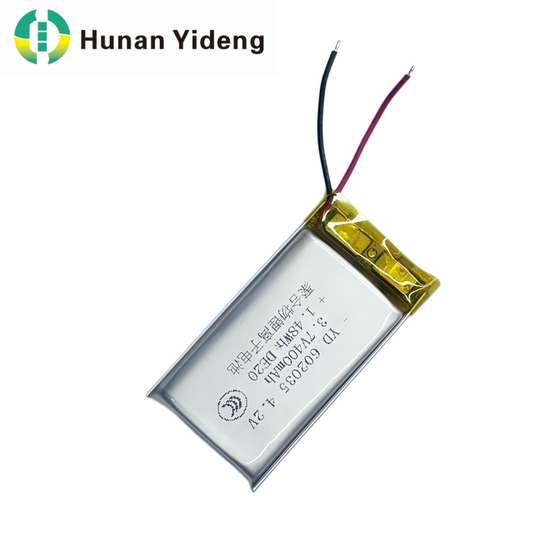 602035 스마트 소파용 3.7v 400mAh 리튬 이온 배터리